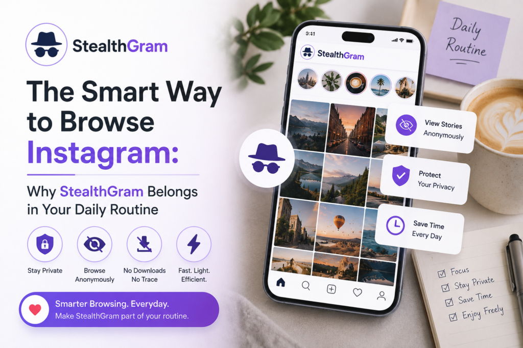 The Smart Way to Browse Instagram: Why StealthGram Belongs in Your Daily Routine