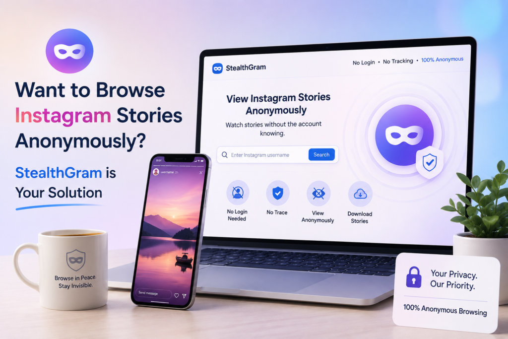 Want to Browse Instagram Stories Anonymously? StealthGram is Your Solution