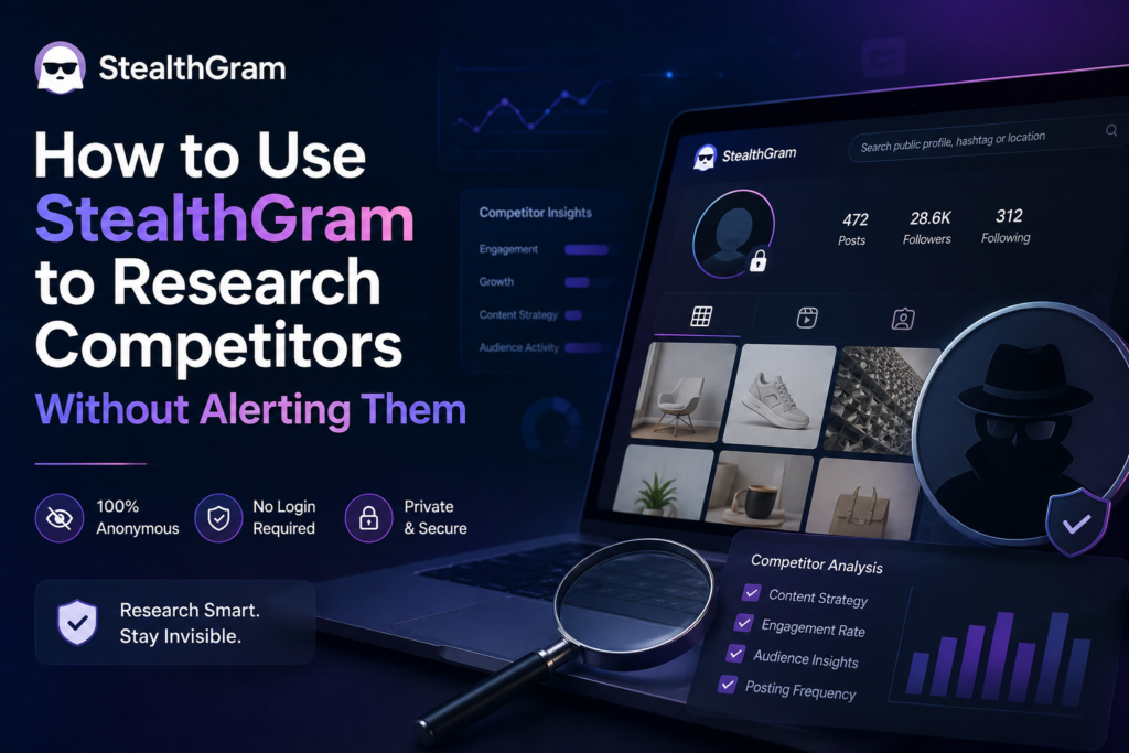 How to Use StealthGram to Research Competitors Without Alerting Them
