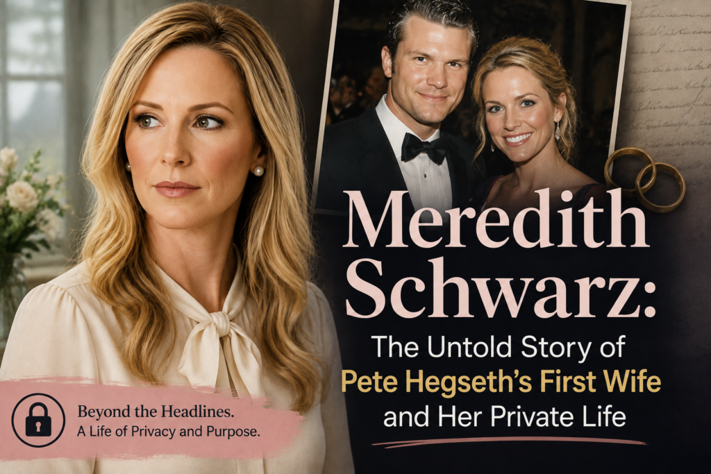Meredith Schwarz: The Untold Story of Pete Hegseth’s First Wife and Her Private Life