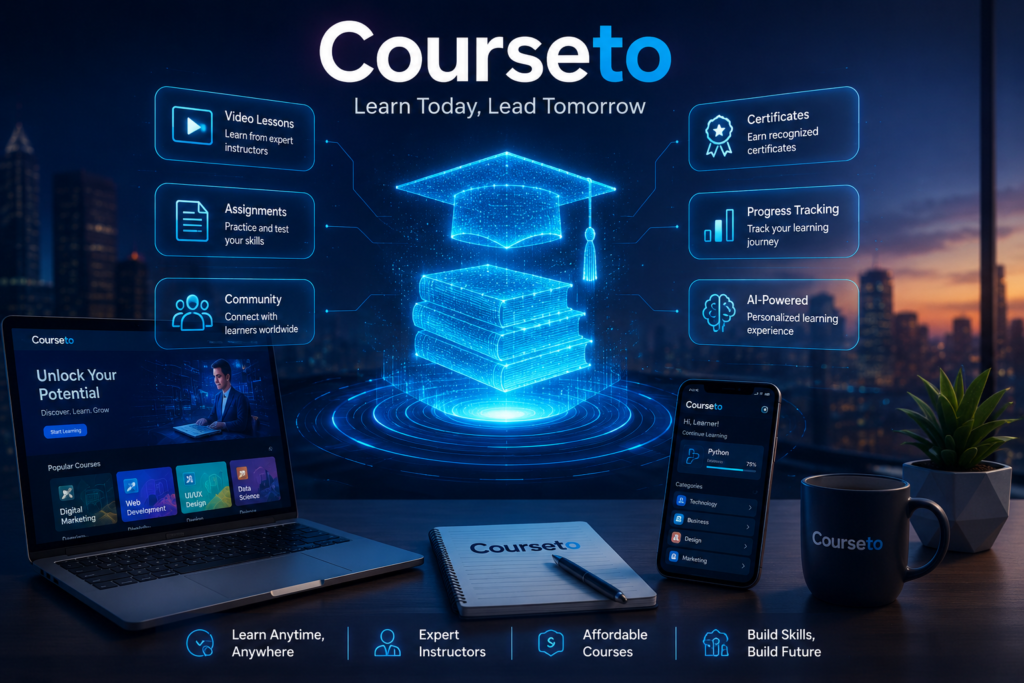 Courseto: A Complete Guide to Online Learning and Skill Development