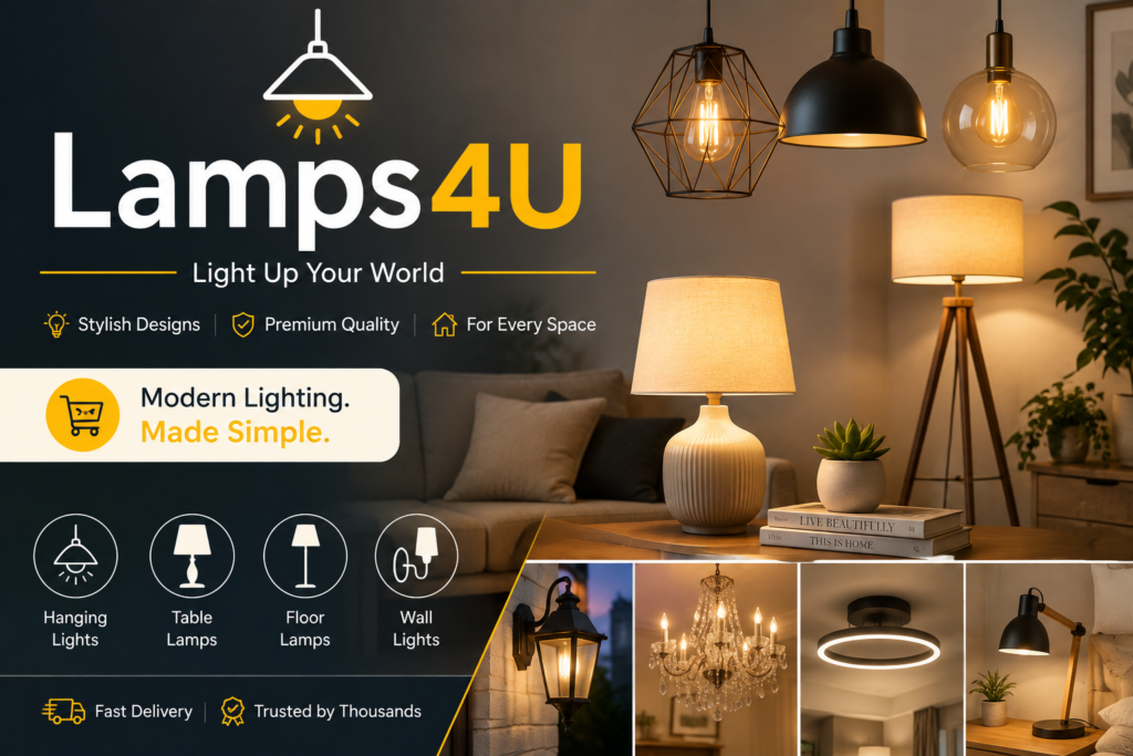 Lamps4U: The Ultimate Guide to Modern Lighting and Home Ambiance